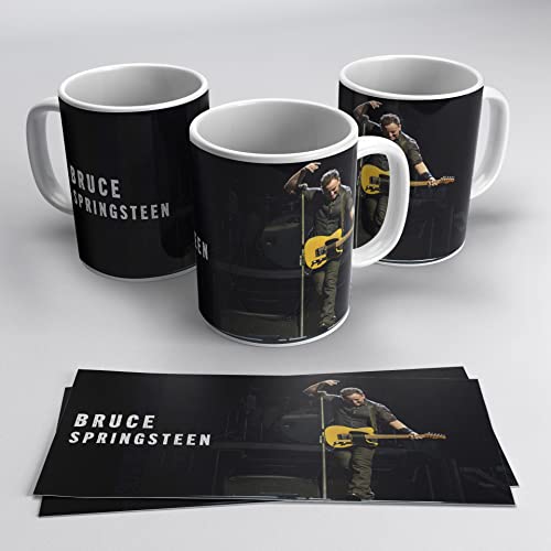 newseny U2 Tasse Bruce Springsteen Konzerte, Tasse mit Musikgruppe, Geschenk, Fassungsvermögen 350 ml (U2 i Name) von newseny