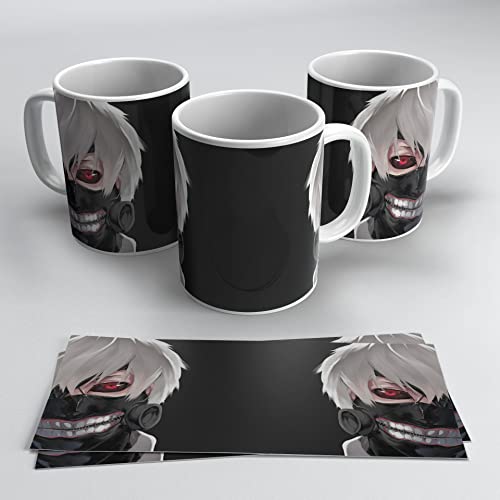 newseny Tokyo Ghoul Anime Tasse - Ken Kaneki (Ken Kaneki-Rotes Auge) von newseny