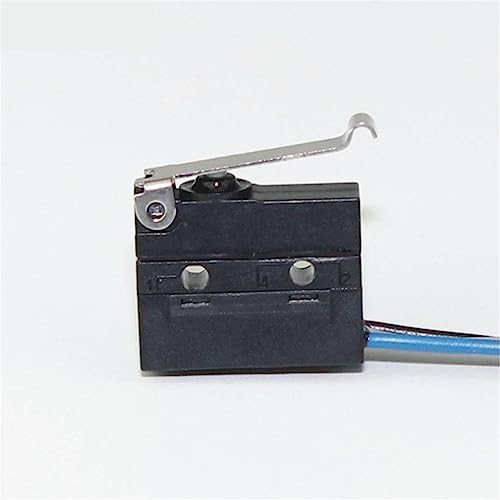 NEZIH 3 Stück Mikroschalter SPDT ARC Roller und Keine Hebelarme 3 Pin WS1-Z Mikroschalter Momentary 5A 250VAC mit 500 mm (Color : WS1-Z8-W150R500) von NEZIH