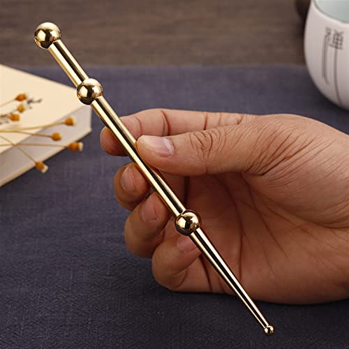 nezih Kupfer Gesicht Auge Triggerpunkt Akupunkturstift Reflexzonenmassage Werkzeug Spa Stimulator Akupunktmassagegerät Dredge Meridian 1Stk von NEZIH