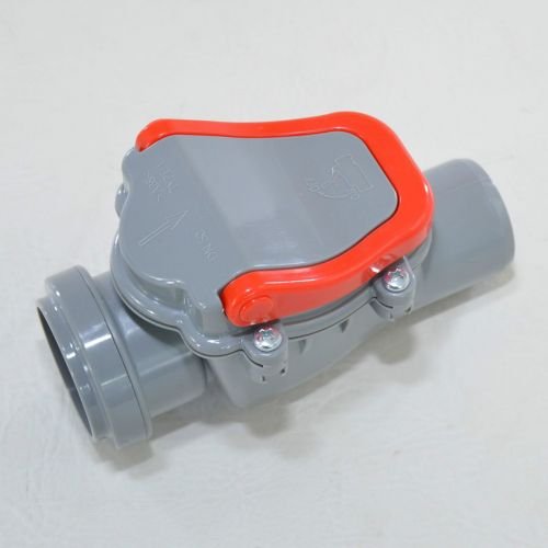 RÜCKSTAUVERSCHLUß RÜCKSTAUKLAPPE DN Ø 50 MM RATTENSCHUTZ ABLAUF KG HT PP EINBAU von Nicht Zutreffend