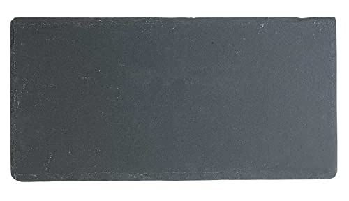 Schieferplatte Vorspeiseteller Untersetzer Platzset | Schiefer | Anthrazit | 34x17 cm von nicht zutreffend