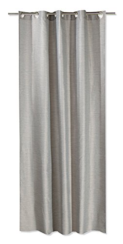 nicht zutreffend Ösenschal Ösenvorhang Türvorhang Vorhang | Schlamm | 135x245 cm | Polyester von nicht zutreffend