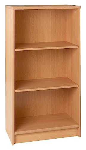 nicht zutreffend Wohnzimmerregal Standregal Bücherregal | 3 Fächer | Dekor | Buche | BxHxT: 54x111x34 cm von nicht zutreffend