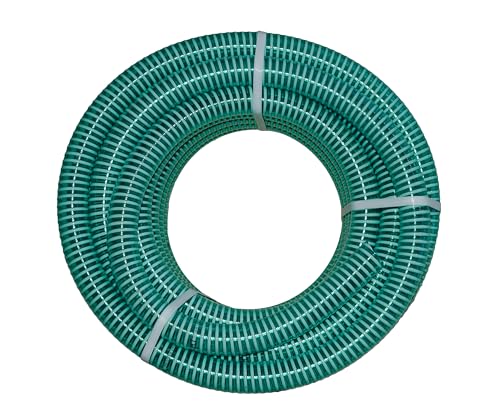 Saugschlauch 25,4 mm (1 Zoll) - 4m bis 50m Länge - Für Gartenpumpen, Sauganlagen & Hauswasserwerke - Vakuumfest & Formstabil/Pumpenschlauch/Ansaugschlauch / (20m) von nichtganzdicht24.de