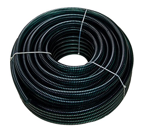 nichtganzdicht24 Teichschlauch 25mm schwere Profiqualität 1 Zoll grün/schwarz versch. Rollenlängen (15m) von nichtganzdicht24