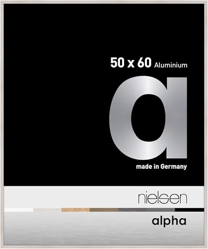 nielsen Aluminium Bilderrahmen Alpha, 50x60 cm, Eiche Weiß von nielsen