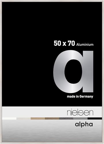 nielsen Aluminium Bilderrahmen Alpha, 50x70 cm, Eiche Weiß von nielsen