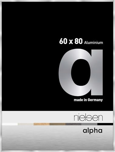 nielsen Aluminium Bilderrahmen Alpha, 60x80 cm, Silber von nielsen