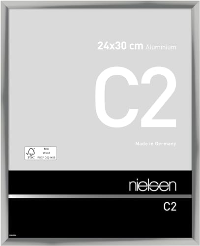 nielsen Aluminium Bilderrahmen C2, 24x30 cm, Silber von nielsen