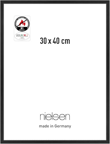 nielsen Aluminium Bilderrahmen C2-B1, 30x40 cm, Struktur Schwarz Matt von nielsen