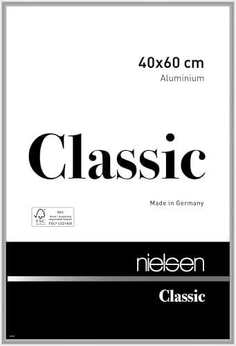 nielsen Aluminium Bilderrahmen Classic, 40x60 cm, Silber von nielsen