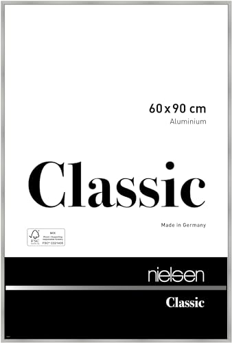 nielsen Aluminium Bilderrahmen Classic, 60x90 cm, Silber Matt von nielsen