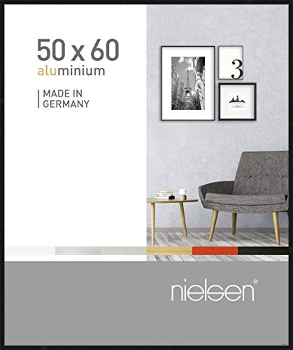 nielsen Aluminium Bilderrahmen Pixel, 50x60 cm, Schwarz von nielsen