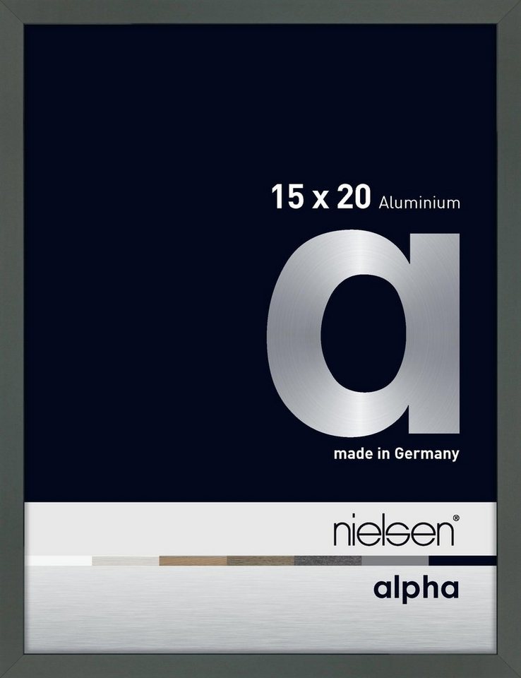 nielsen Bilderrahmen Alpha Platin 15x20cm 1617019 von nielsen