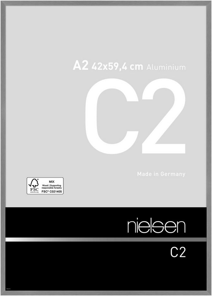 nielsen Bilderrahmen C2 mit Echtglas, (1 St) von nielsen