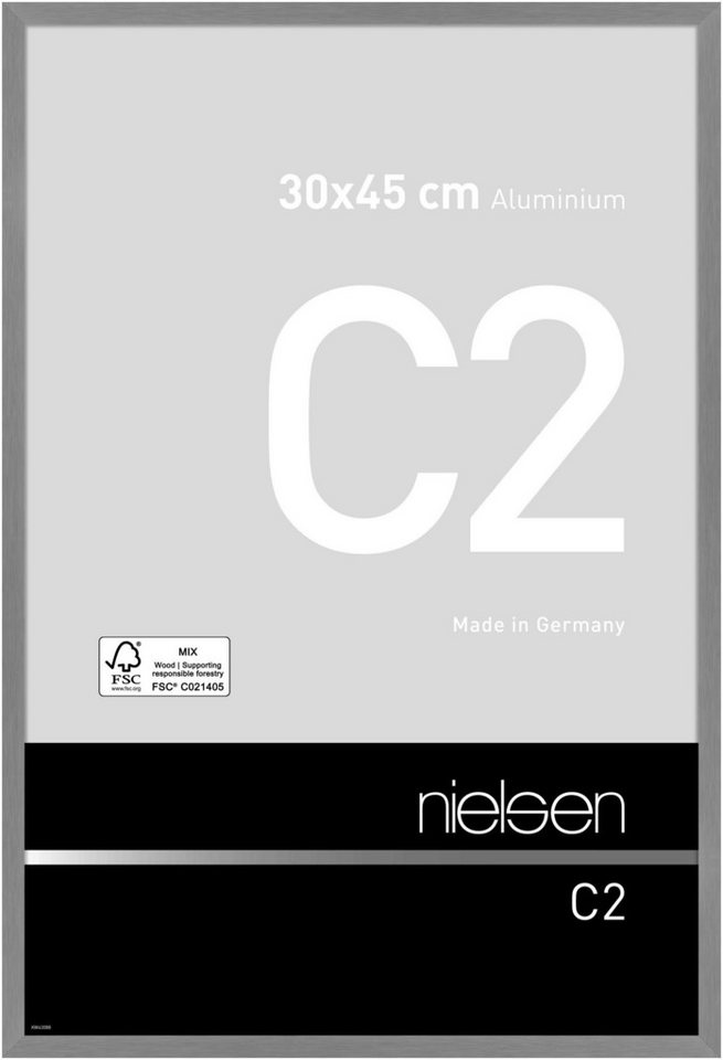 nielsen Bilderrahmen C2 mit Echtglas, (1 St) von nielsen