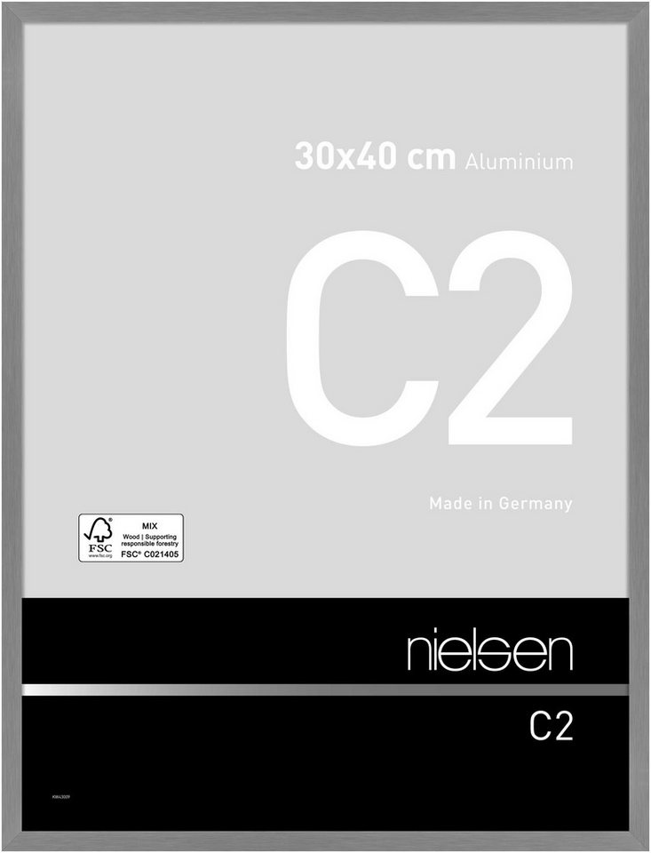 nielsen Bilderrahmen C2 mit Echtglas, (1 St) von nielsen