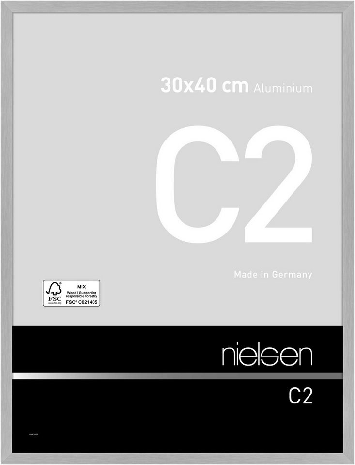 nielsen Bilderrahmen C2 mit Echtglas, (1 St) von nielsen