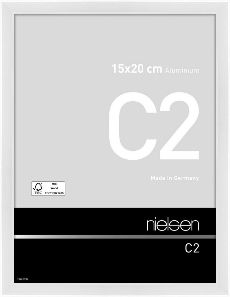 nielsen Bilderrahmen C2 mit Echtglas, (1 St) von nielsen