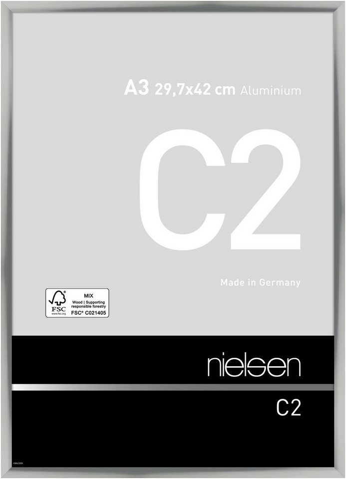 nielsen Bilderrahmen C2 mit Echtglas, (1 St) von nielsen