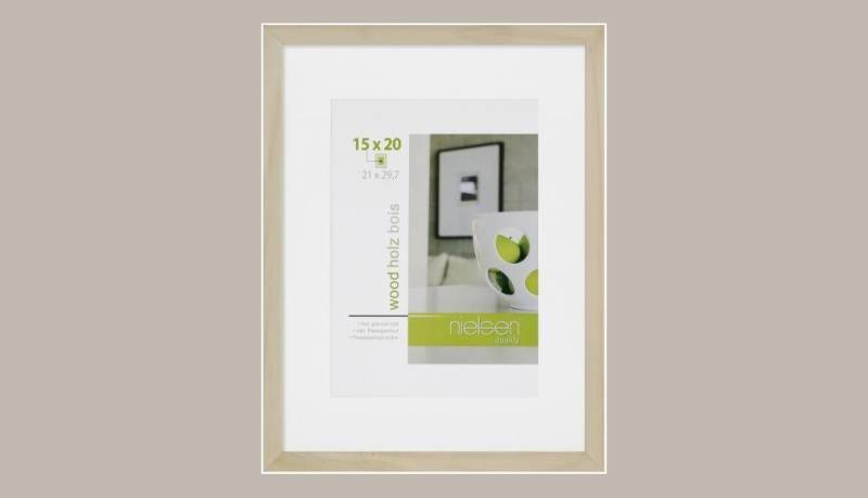 nielsen Bilderrahmen Holzrahmen Apollo natur 21x30cm (FSC2) von nielsen