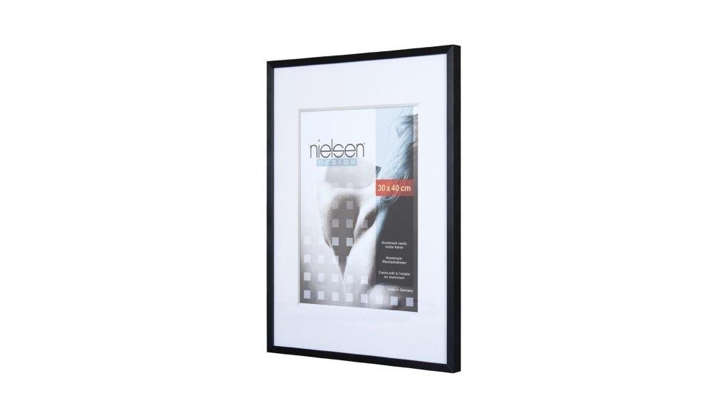 nielsen Bilderrahmen Metallrahmen C2 30x40 cm struktur schwarz 63053 von nielsen