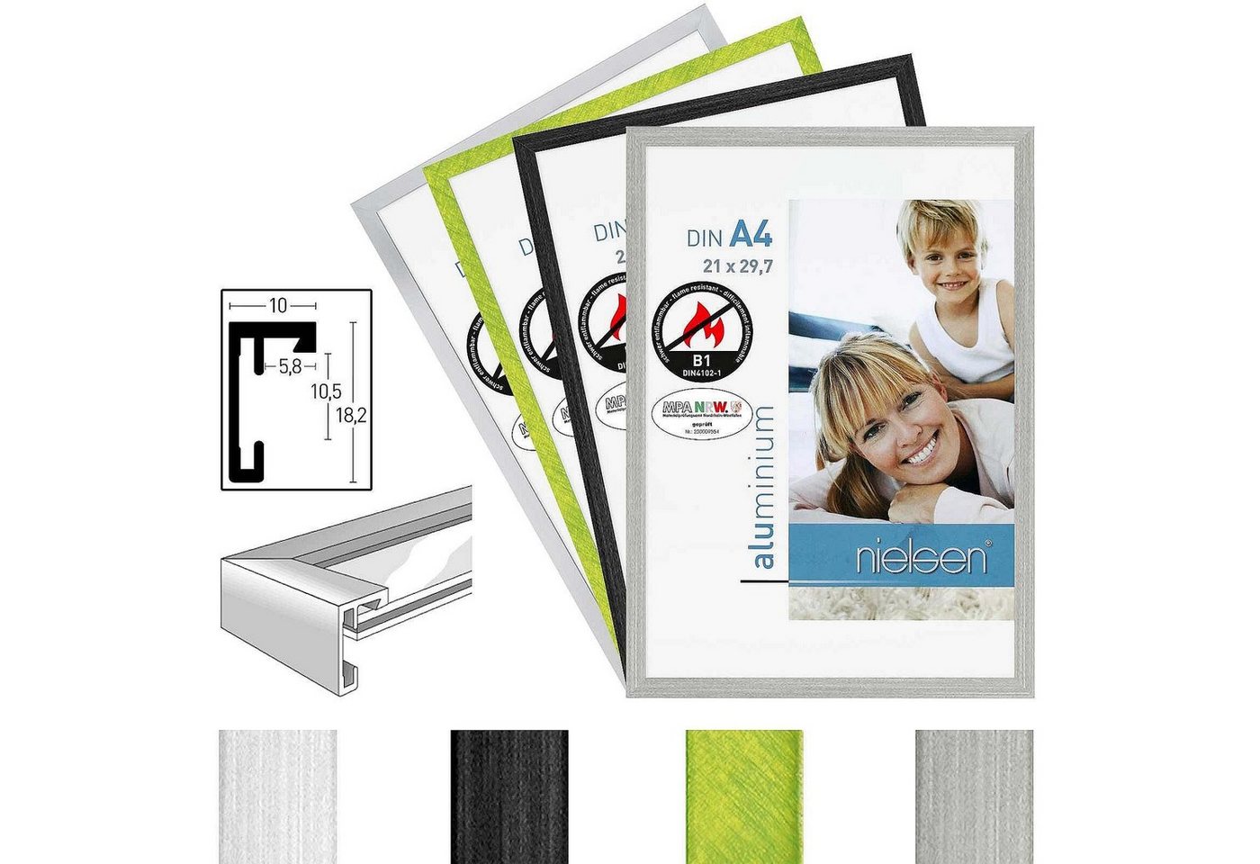 nielsen Einzelrahmen Nielsen Alurahmen, Brandschutzrahmen C2-B1 nielsen Einzelrahmen Nielsen Alurahmen, Brandschutzrahmen C2-B1 von nielsen