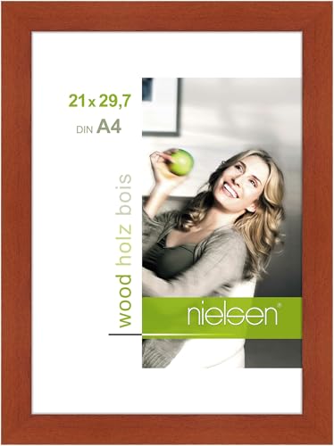 nielsen Holz Bilderrahmen Essential, 21x29,7 cm (A4), Kirsche von nielsen