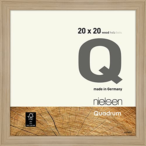 nielsen Holz Bilderrahmen Quadrum, 20x20 cm, Eiche Natur von nielsen