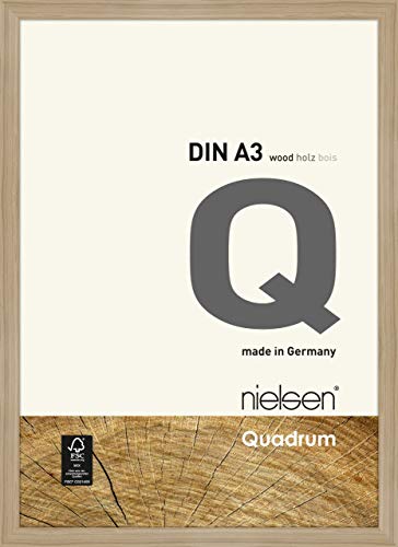 nielsen Holz Bilderrahmen Quadrum, 29,7x42 cm (A3), Eiche Natur von nielsen