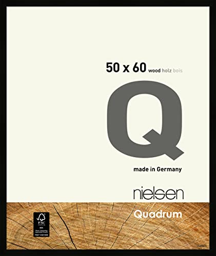nielsen Holz Bilderrahmen Quadrum, 50x60 cm, Schwarz von nielsen