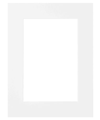 nielsen Passepartout Premium Karton 2,0 mm, Außenformat 15x20 cm für Bildformat 10x15 cm, weiß von nielsen