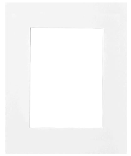 nielsen Passepartout Premium Karton 2,0 mm, Außenformat 50x60 cm für Bildformat 29,7x42 cm (DIN A3), weiß von nielsen