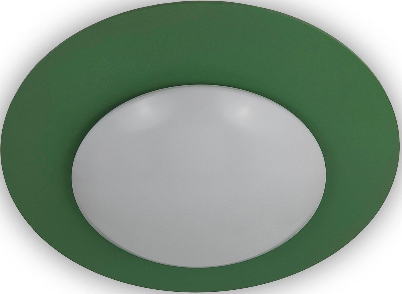 niermann Deckenleuchte Deckenschale Saturn, Salbeigrün, ohne Leuchtmittel, E27 Fassung für einfachen Leuchtmittelwechsel von niermann