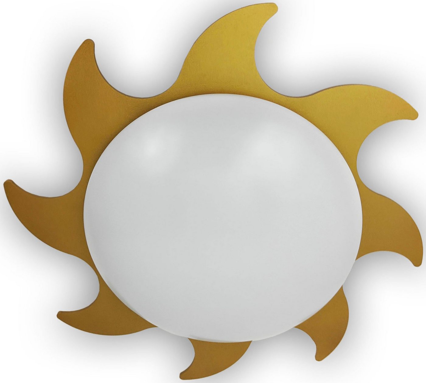 niermann Deckenleuchte Deckenschale Sonne, gold, ohne Leuchtmittel, E27 Fassung für einfachen Leuchtmittelwechsel von niermann