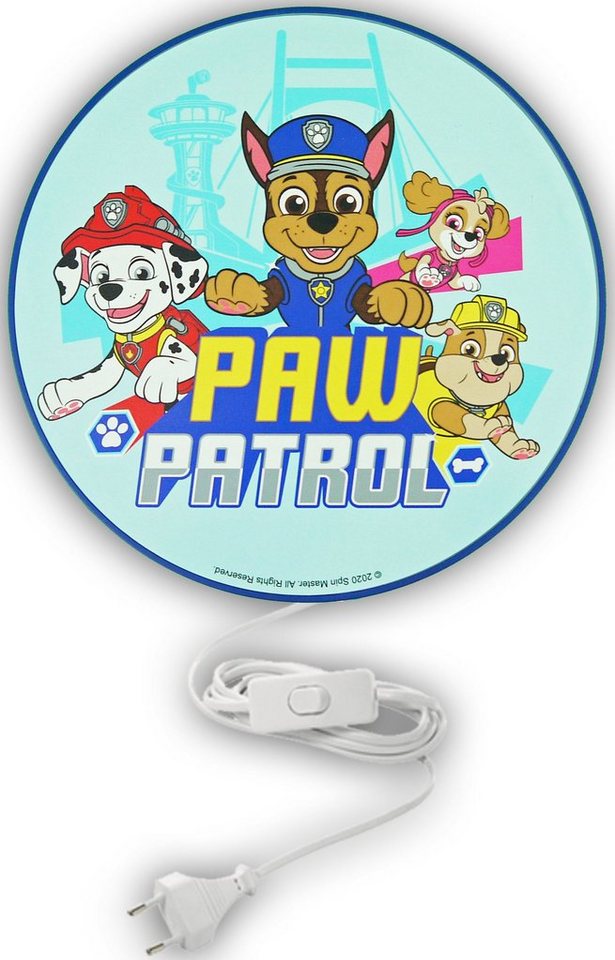 niermann Wandleuchte Paw Patrol, ohne Leuchtmittel, Wandleuchte Paw Patrol von niermann