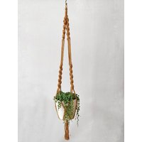 Makramee-Blumenampel Amelia Mango | Pflanzenhänger Blumenampel Gelb Macrame Plant Hanger Boho Pflanzdeko Geschenkidee Makramee-Blumenampel Amelia Mango | Pflanzenhänger Blumenampel Gelb Macrame Plant Hanger Boho Pflanzdeko Geschenkidee von nikewouldratherknot