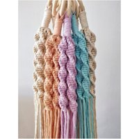 Makramee-Blumenampel Amelia in Pastellfarben | Wandbehang Plant Hanger Boho Mint Flieder Apricot Aprikose Makramee-Blumenampel Amelia in Pastellfarben | Wandbehang Plant Hanger Boho Mint Flieder Apricot Aprikose von nikewouldratherknot