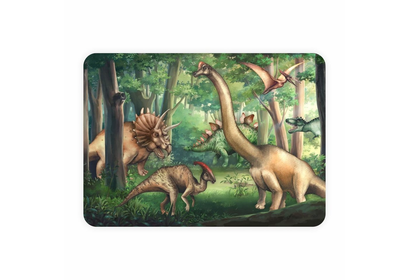 Platzset, stabiles Vinyl Tischset Dinosaurier, nikima, (1-St) von nikima