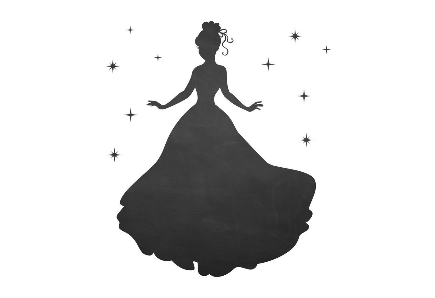 nikima Wandtattoo Prinzessin (Folie), selbstklebende Tafelfolie/ Kreidefolie inkl. 3 Stück Kreide nikima Wandtattoo Prinzessin (Folie), selbstklebende Tafelfolie/ Kreidefolie inkl. 3 Stück Kreide von nikima