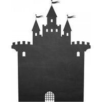 002 Burg - Selbstklebende Tafelfolie/ Kreidefolie Inkl. 3 Stück Kreide von nikimashop