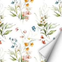 2 X 0, 9 M Selbstklebende Folie - Floral Blumen | 16, 66 Euro/M2 Klebefolie Dekorfolie Möbelfolie von nikimashop