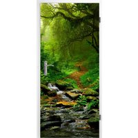 Selbstklebendes Türbild - Waldweg 0, 9 X 2 M | 16, 66 Euro/M2 Türtapete Türposter Klebefolie Dekorfolie Selbstklebendes Türbild - Waldweg 0, 9 X 2 M | 16, 66 Euro/M2 Türtapete Türposter Klebefolie Dekorfolie von nikimashop