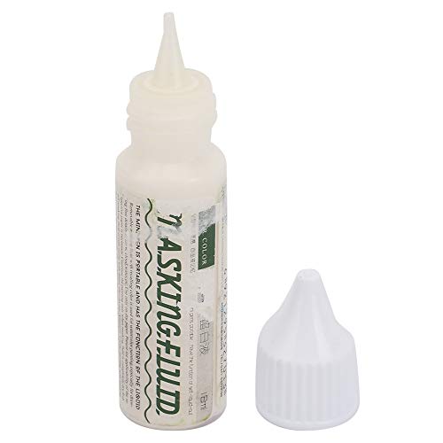 nikusaz Aquarell-Abdeckflüssigkeit für Künstler, Pigment-Cove-Flüssigkeit für präzisen Schutz in großflächigen Aquarellschichten, 75 ml (18 ml) von nikusaz