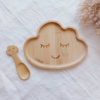 Geschenk Geburt Frühstücksbrett Personalisiert Kinderteller "Wolke" Mit Name Frühstücksbrettchen Taufe Geschenk Geburt Frühstücksbrett Personalisiert Kinderteller "Wolke" Mit Name Frühstücksbrettchen Taufe von nillieManufaktur