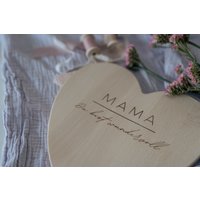 Holzbrett Mama | Vesperbrett Frühstücksbrett Geschenke Muttertag Oma Du Bist Wundervoll Holzbrett Mama | Vesperbrett Frühstücksbrett Geschenke Muttertag Oma Du Bist Wundervoll von ninaliebevoll