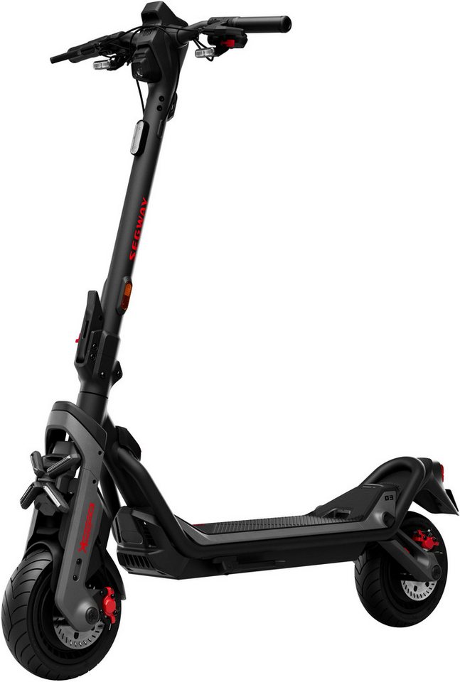 Segway E-Scooter GT3 D, 700 W, 20 km/h, (1 tlg., Smart TFT Display, 2400W, 11-Zoll Reifen, IPX6), mit Straßenzulassung, 95 km Eco Modus Reichweite, 150 kg Tragfähigkeit von Segway