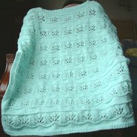 Neue Handgemachte Pastel Grün Mint Strick Häkel Baby Afghan Decke Werfen Neugeborene Weiche Floral von ninistores