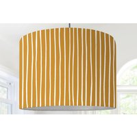 Hängelampe Lampenschirm Senf Gelb Weiß Modern Skandinavisch Muster Minimalistisch von ninitak